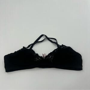 Victoria’s Secret Black Lace Unlined Bralette Women’s